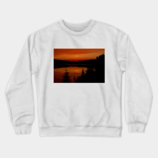 Sunset on Brewer Lake, Algonquin Park Crewneck Sweatshirt